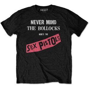 Sex Pistols Unisex Adult Never Mind The Bollocks T-Shirt / Black
